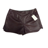 Patrizia Pepe Synthetic leather shorts