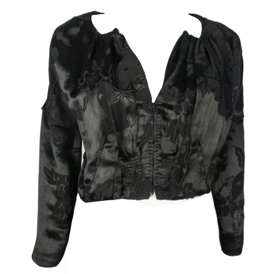 Gucci Jacket/Coat Silk in Black