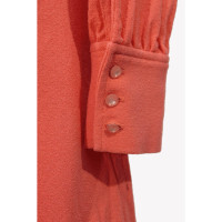 Goat Robe en Laine en Orange