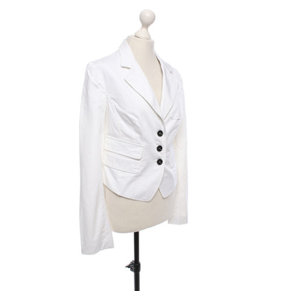 Mangano Veste/Manteau en Coton en Blanc