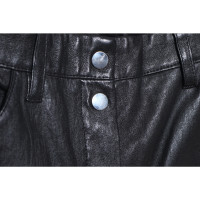 Jil Sander Trousers Leather in Black