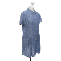 Comptoir Des Cotonniers Kleid aus Leinen in Blau