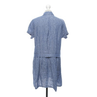 Comptoir Des Cotonniers Kleid aus Leinen in Blau