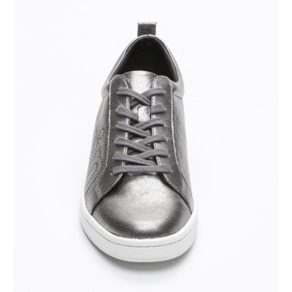 Calvin Klein Schnürschuhe aus Leder in Grau