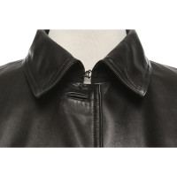Bally Veste/Manteau en Cuir en Noir