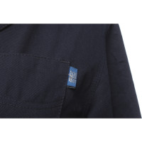Ferre Giacca/Cappotto in Cotone in Blu
