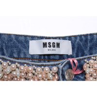 Msgm Jeans Cotton in Blue