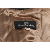 Alberto Biani Jacke/Mantel aus Baumwolle in Schwarz