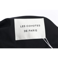 Les Coyotes De Paris Robe en Coton en Noir