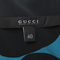 Gucci Kleid in Blau-Schwarz
