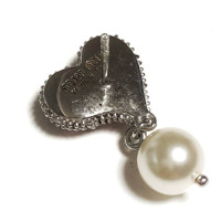 Miu Miu Earring Pearls in Silvery
