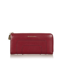 Bulgari Bag/Purse Leather in Red