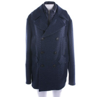Etro Jacke/Mantel aus Wolle in Blau