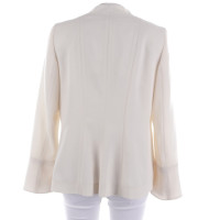 Akris Blazer aus Wolle in Creme