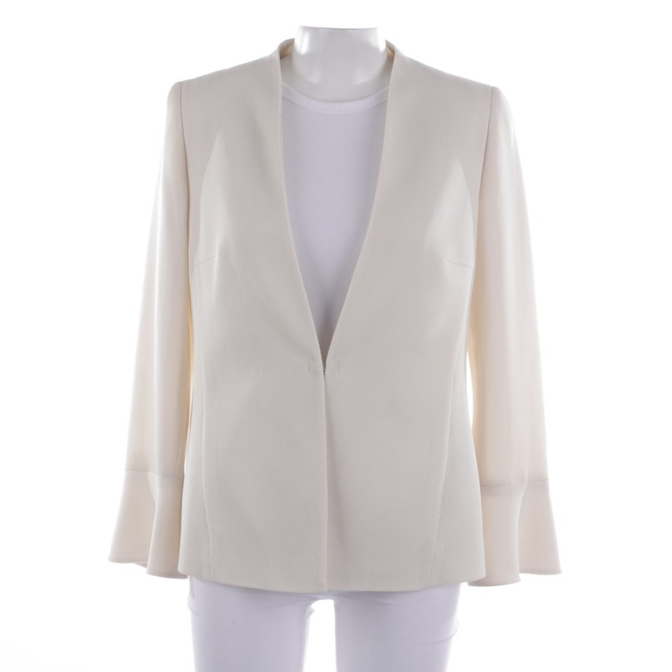 Akris Blazer aus Wolle in Creme