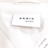 Akris Blazer en Laine en Crème