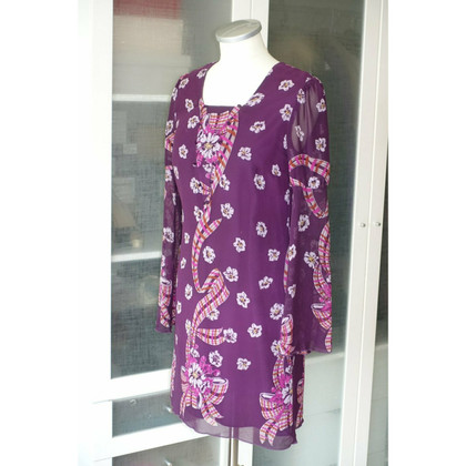 Anna Sui Kleid aus Seide in Violett