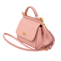 Dolce & Gabbana Sicily Bag en Cuir en Nude