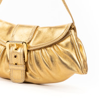 Céline Handbag Leather in Gold