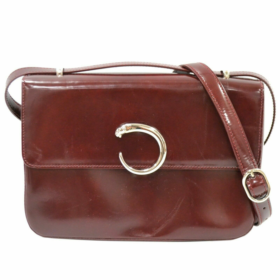 Cartier Shoulder bag Leather in Red