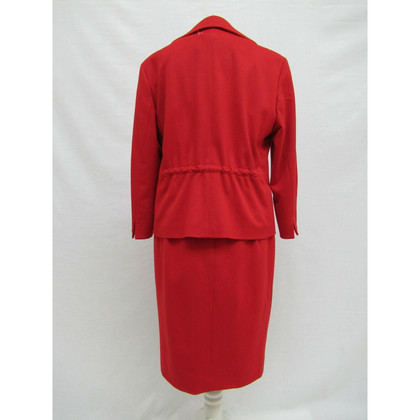 Akris Kleid aus Wolle in Rot