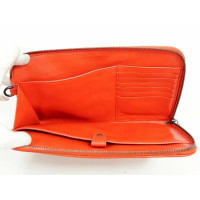 Bottega Veneta Clutch Bag Leather in Orange