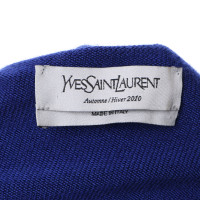 Yves Saint Laurent Strickkleid in Royalblau