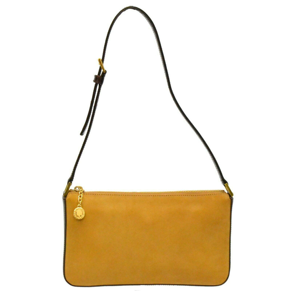 Bulgari Shoulder bag Leather in Yellow