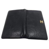 Chanel Camellia embossed wallet