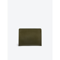 Delvaux A5 Pouch Bowler Hat Trompe l'œil Leather in Green