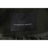 Porsche Design Jacke/Mantel aus Wolle in Grün