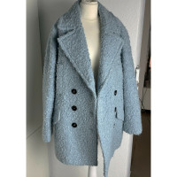 Marc Cain Jacket/Coat Wool in Blue