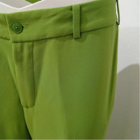 Ralph Lauren Paire de Pantalon en Soie en Vert