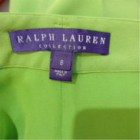 Ralph Lauren Broeken Zijde in Groen