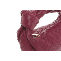 Bottega Veneta Mini BV Jodie Leather in Fuchsia