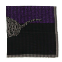 Krizia Echarpe/Foulard en Laine en Violet