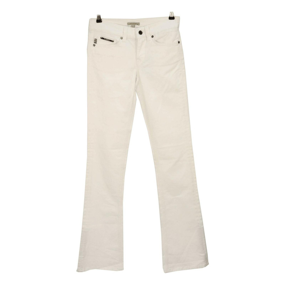 Burberry Jeans en Coton en Blanc