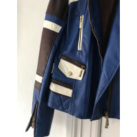 Just Cavalli Jacke/Mantel aus Leder in Blau