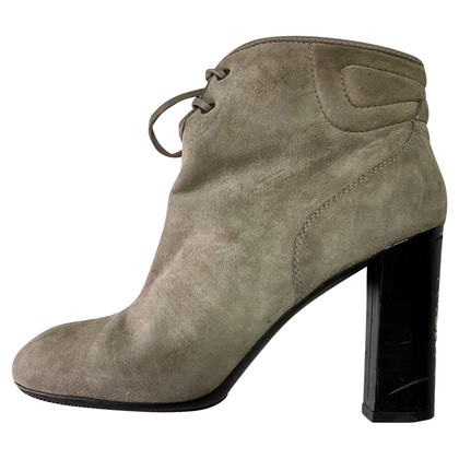 Hogan Ankle boots Suede in Ochre