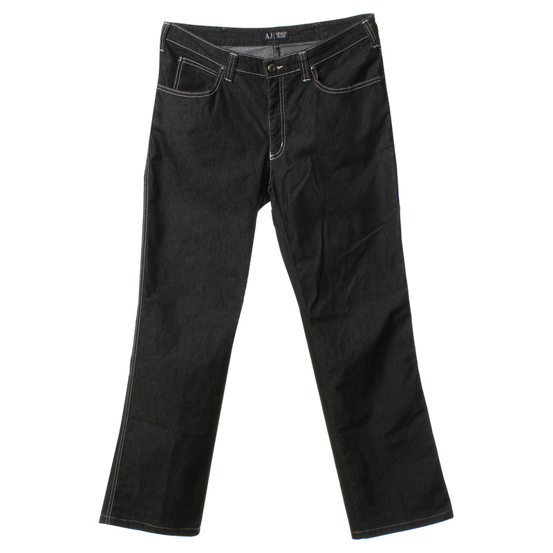 Armani Jeans Jeans in donkergrijs