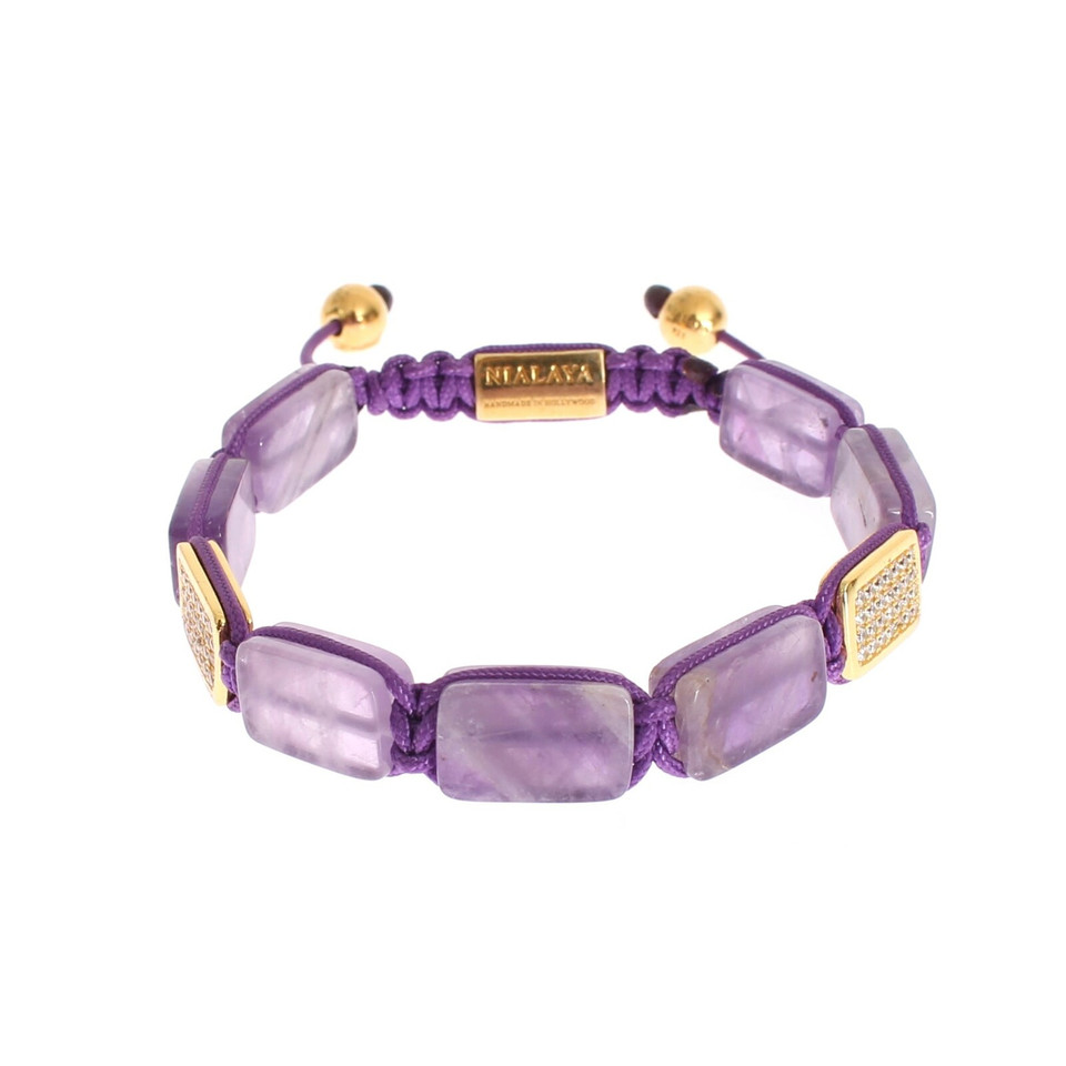 Nialaya Armreif/Armband aus Vergoldet in Violett