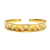 Nialaya Armreif/Armband aus Silber in Gold