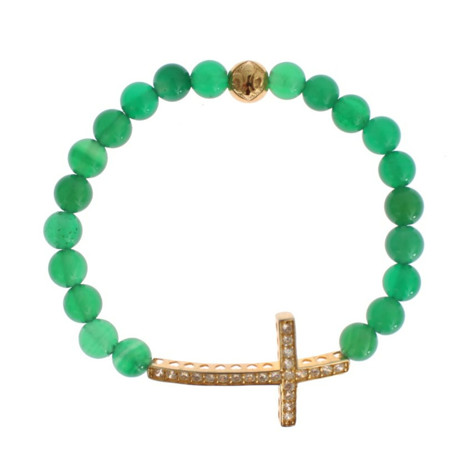 Nialaya Armreif/Armband aus Silber in Grün