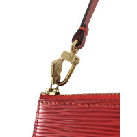 Louis Vuitton Pochette aus Leder in Rot