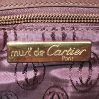 Cartier Clutch Leer in Rood