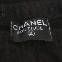 Chanel leggings cachemire en noir