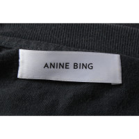 Anine Bing Top en Coton en Gris