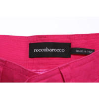 Rocco Barocco Hose aus Baumwolle in Rosa / Pink
