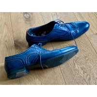 Paul Smith Veterschoenen Leer in Blauw