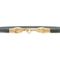 Hoss Intropia Belt made of reptile leather